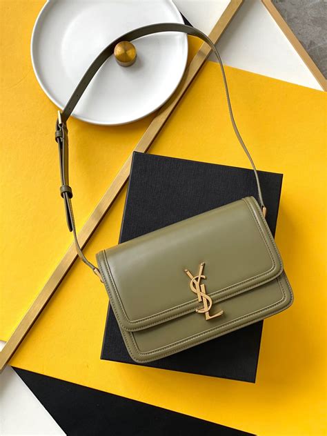 green ysl bag|ysl padded shoulder bag.